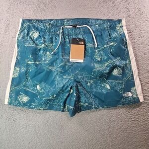 NWT‎ The North Face Swim Shorts Trunks Men's XL Flash Dry Abstract Green Lined